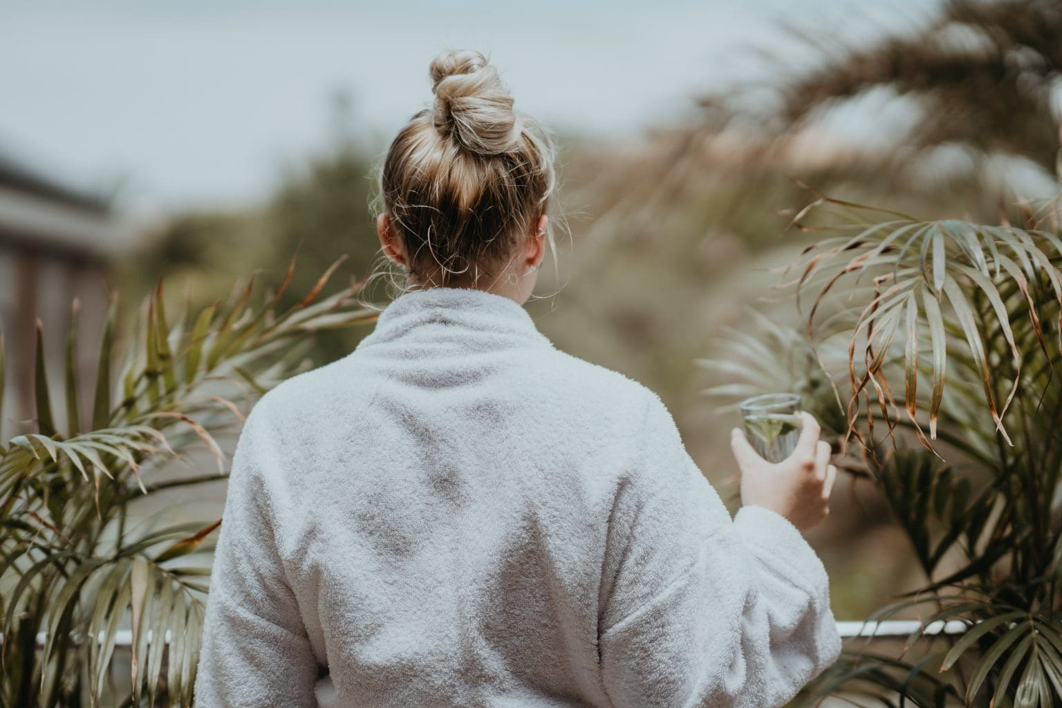 lady during spa treatment